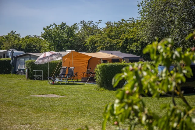 Kamperen met een tent op het Geitenveld