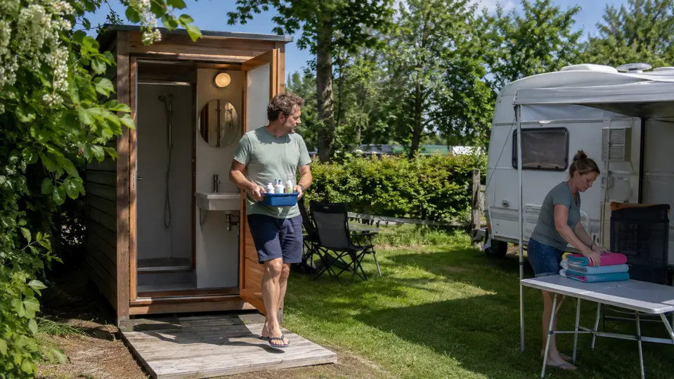 Campings met privé sanitair vergelijken