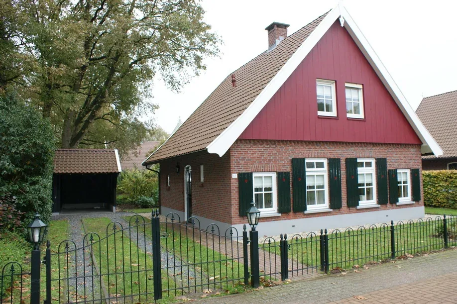 Een Saksische vakantiebungalow op bungalowpark De Spil in Winterswijk